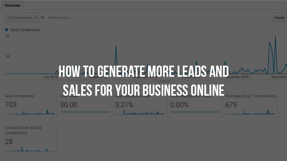 How to Generate More Leads and Sales for Your Business Online